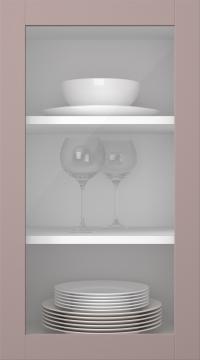 Kasepuidust uks, Frame, PP60LA, Mallow (clear klaas)