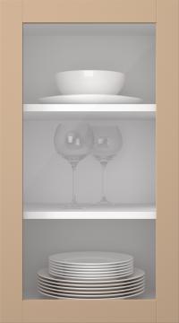 Kasepuidust uks, Frame, PP60LA, Cinnamon (clear klaas)