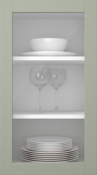 Kasepuidust uks, Frame, PP60LA, Olive (clear klaas)