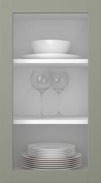 Kasepuidust uks, Frame, PP60LA, Basilica (clear klaas)