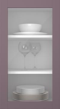Kasepuidust uks, Frame, PP60LA, Lavender (clear klaas)