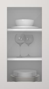 Värvitud uks, Preesens, TM10LA, Kitt (clear klaas)