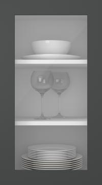 Värvitud uks, Style, TM40LA, Anthracite (clear klaas)