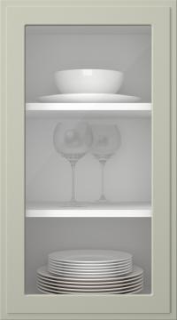 Värvitud uks, Step, TM65LA, Sage (clear klaas)