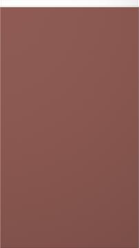 Lakitud uks, Variant, TML874Y, Rusty red, matt  (ph49 valge käepide)