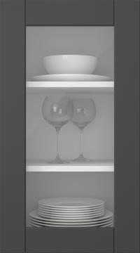 Värvitud uks, Stripe, TMU11LA, Anthracite (clear klaas)