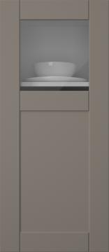 Värvitud uks, Simple, TMU13KPOLA, Sparrow (clear klaas)