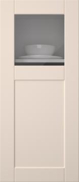 Värvitud uks, Simple, TMU13KPOLA, Vanilla Cream (clear klaas)