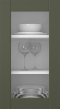 Värvitud uks, Simple, TMU13LA, Moss (clear klaas)