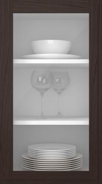 Kasepuidust uks, Format, TP68LA, Kastan (clear klaas)