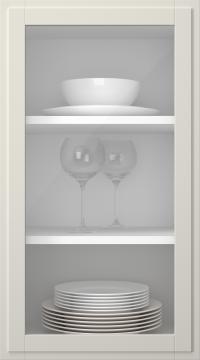 Kasepuidust uks, Format, TP68LA, Chalk (clear klaas)