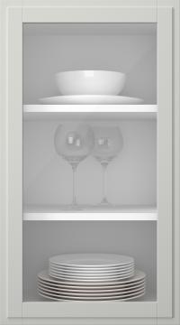 Kasepuidust uks, Format, TP68LA, Clay (clear klaas)