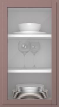 Kasepuidust uks, Format, TP68LA, Fig (clear klaas)