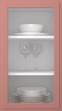 Kasepuidust uks, Format, TP68LA, Caramel (clear klaas)