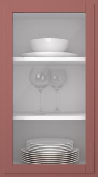 Kasepuidust uks, Format, TP68LA, Gooseberry (clear klaas)