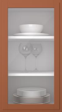 Kasepuidust uks, Format, TP68LA, Chili (clear klaas)