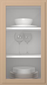 Kasepuidust uks, Format, TP68LA, Cinnamon (clear klaas)