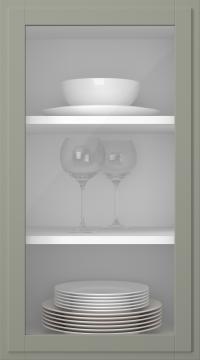 Kasepuidust uks, Format, TP68LA, Basilica (clear klaas)