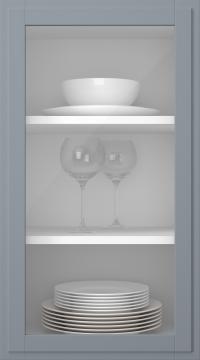 Kasepuidust uks, Format, TP68LA, Blueberry (clear klaas)