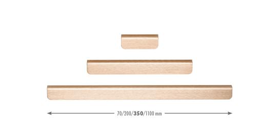 Flapp, harjatud messing