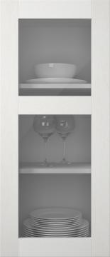 Kasepuidust uks, M-Concept, WS21KPOLA2, Lasuurvalge (clear klaas)