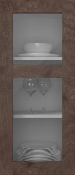 Kasepuidust uks, M-Concept, WS21KPOLA2, Pähkli (clear klaas)