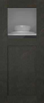 Kasepuidust uks, M-Concept, WS21KPOLA, Tume šokolaad (clear klaas)